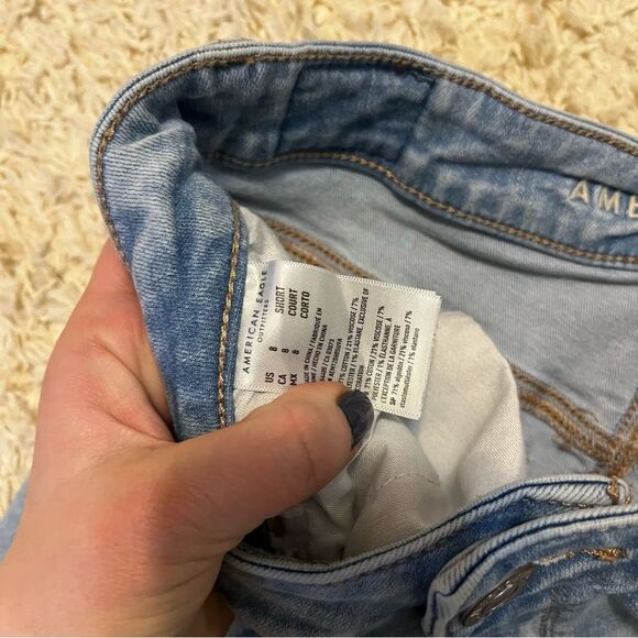 American Eagle Distressed High Rise Jeggings size 8 Short - Picture 6 of 6